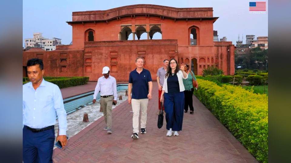 US special envoy visits Lalbagh Fort, highlights cultural heritage preservation efforts