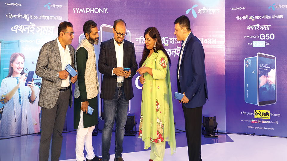 GP co-brands with Symphony to launch new 4G smart phone