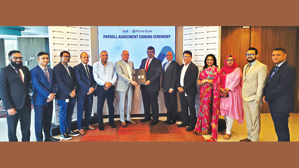 Prime Bank signs payroll banking agreement with Agni Systems