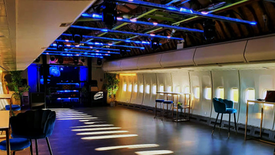 Decommissioned BA plane transformed into 'party plane'
