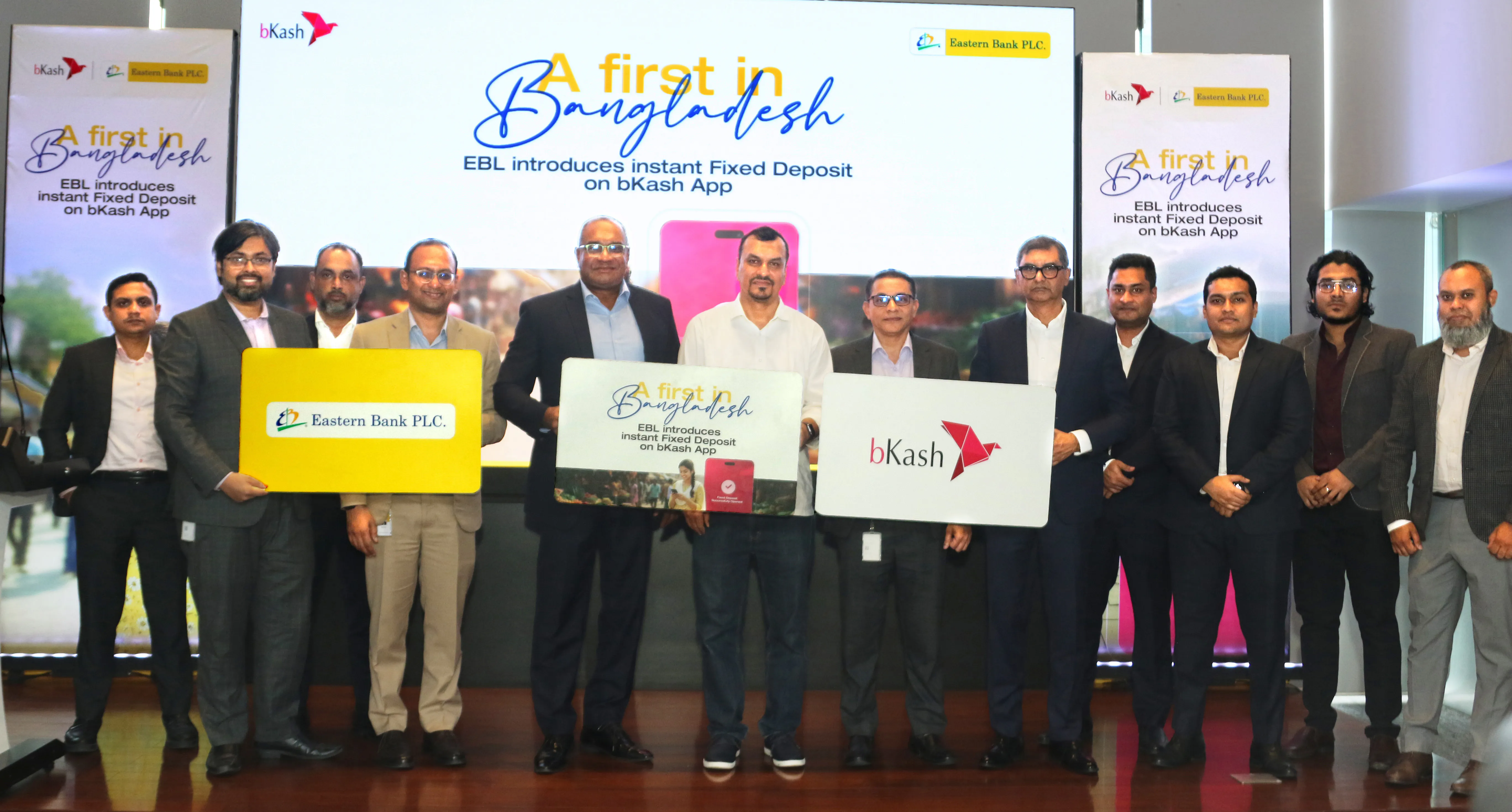 EBL and bKash jointly introduce FDR on bKash app