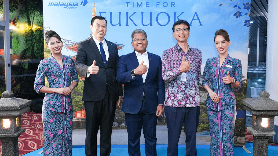 Malaysia Airlines resumes direct Kuala Lumpur-Fukuoka flights