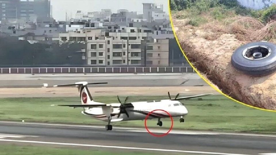 উড্ডয়নের পর খুলে পড়লো বিমানের চাকা