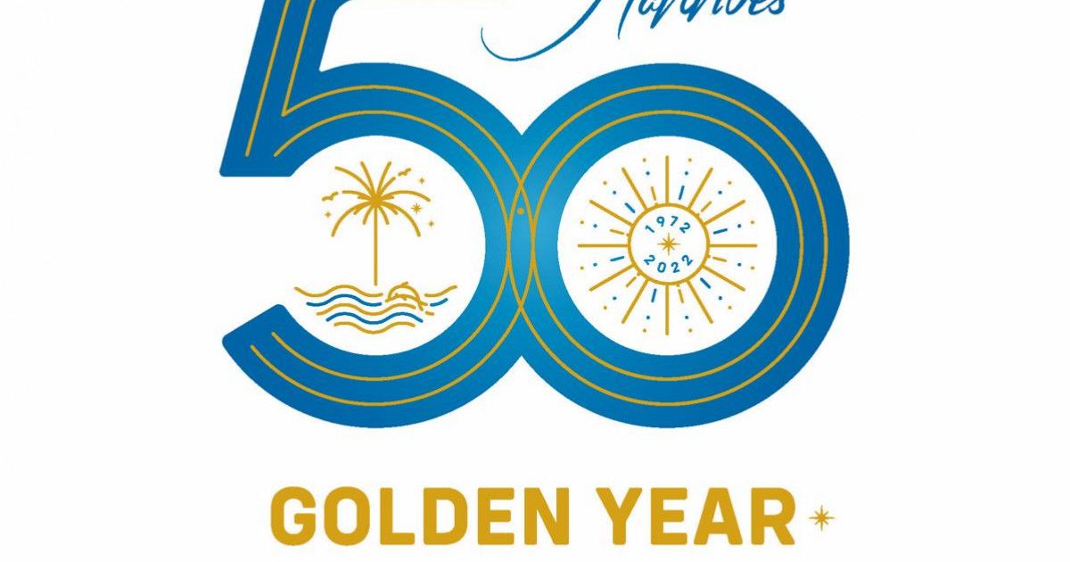 Maldives unveils tourism golden jubilee logo