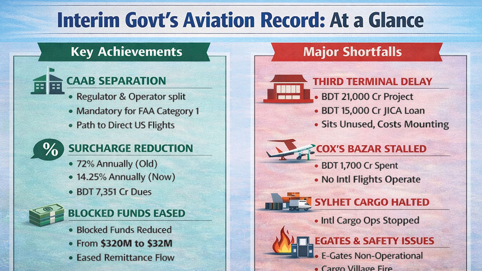 Interim Govt's aviation record of deeds: Reforms delivered, opportunities missed