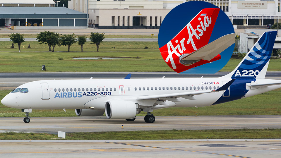 Airbus closing major 100 A220 aircraft deal with AirAsia