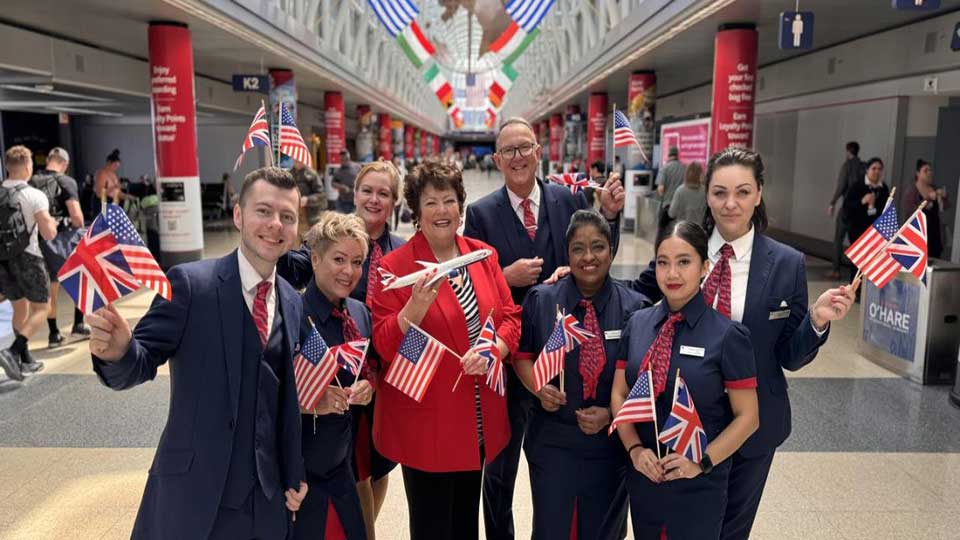 British Airways marks 70 years of Chicago services