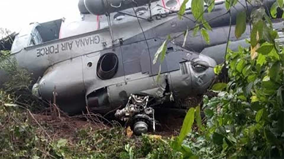 ঘানায় হেলিকপ্টার বিধ্বস্তে সব আরোহী নিহত