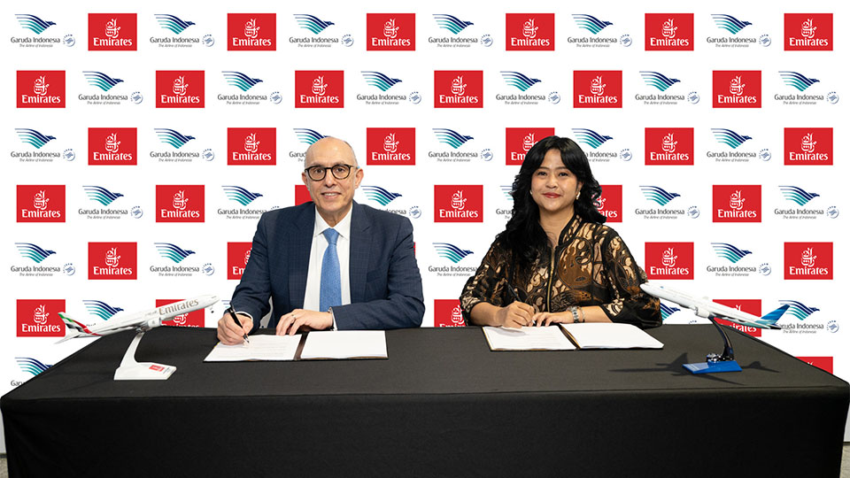 Emirates and Garuda Indonesia expand partnership