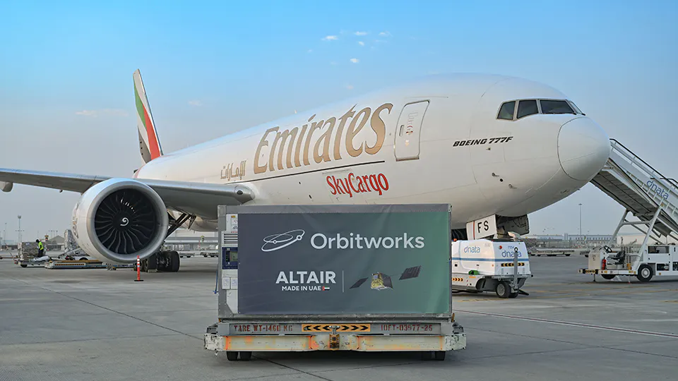 Emirates SkyCargo transports UAE’s first commercial AI-enabled satellite