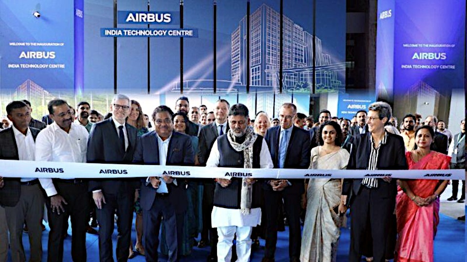 Airbus opens 5,000-seat technology center in Bengaluru to expand India operations