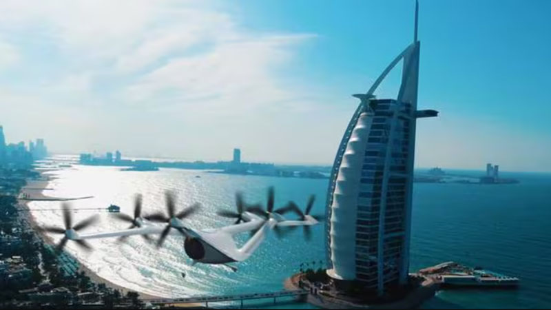 মধ্যপ্রাচ্যের আকাশে ট্যাক্সি চালু করবে মার্কিন প্রতিষ্ঠান