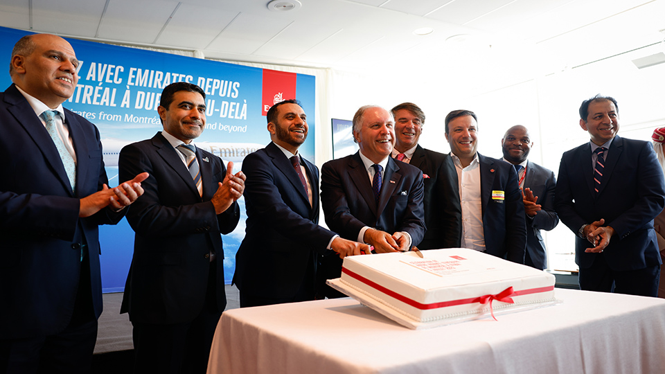 Emirates’ maiden flight to Montréal takes off