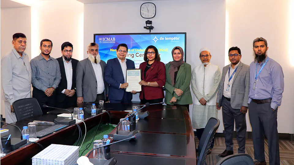 Bangladesh: ICMAB and de tempête partner to advance accounting careers
