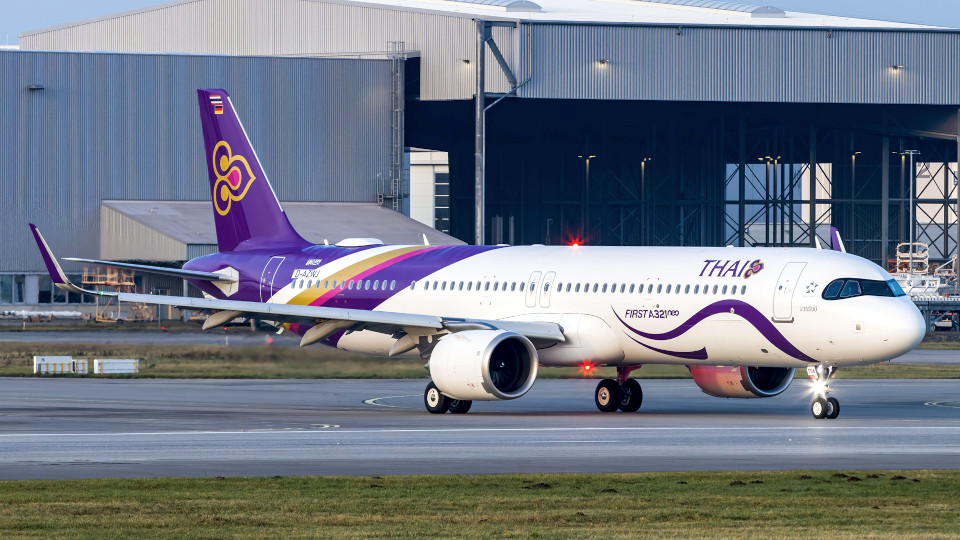 Thai introduces A321neo on commercial service; inaugural flight goes to Singapore