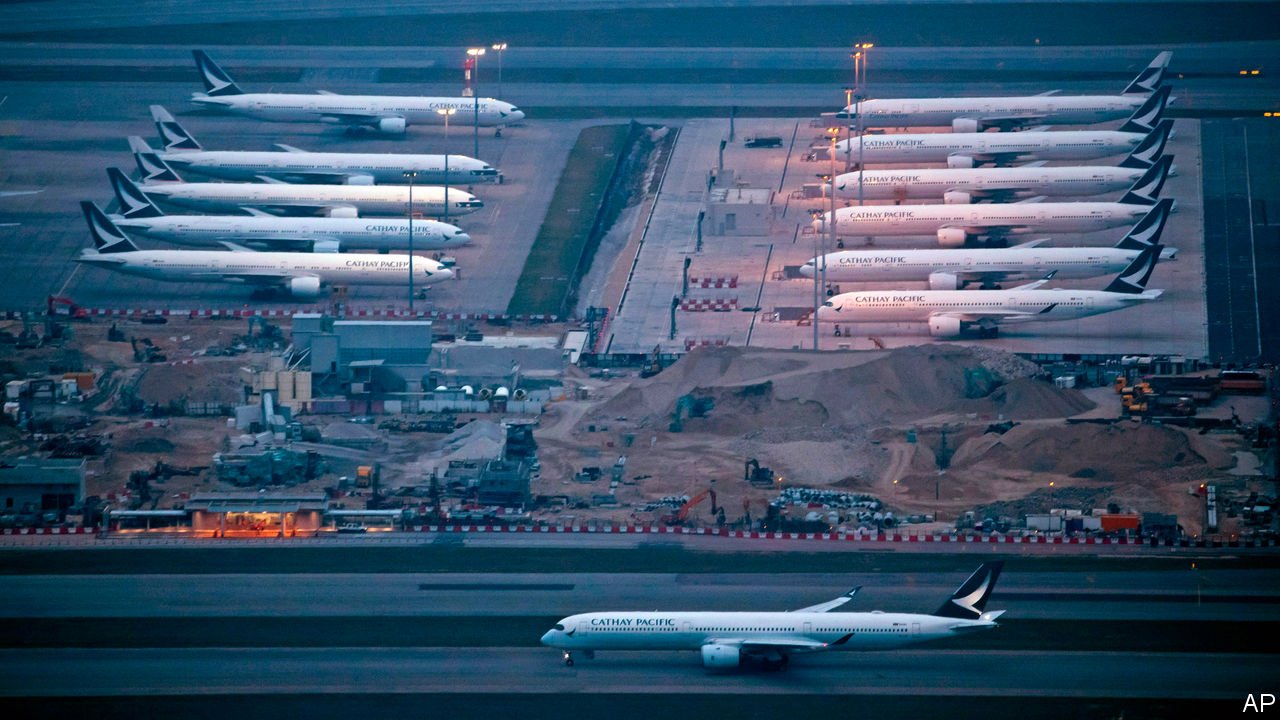 COVID restrictions bring HongKong’s aviation industry to a standstill