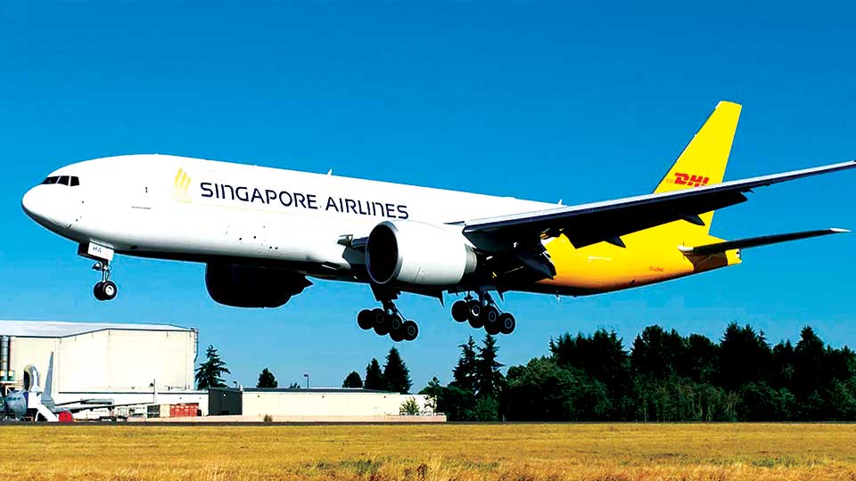 SIA takes delivery of 3rd B777F, to be operated exclusively for DHL Express