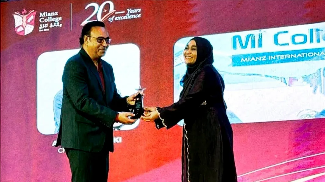 Bangladeshi educator honored by Maldives First Lady