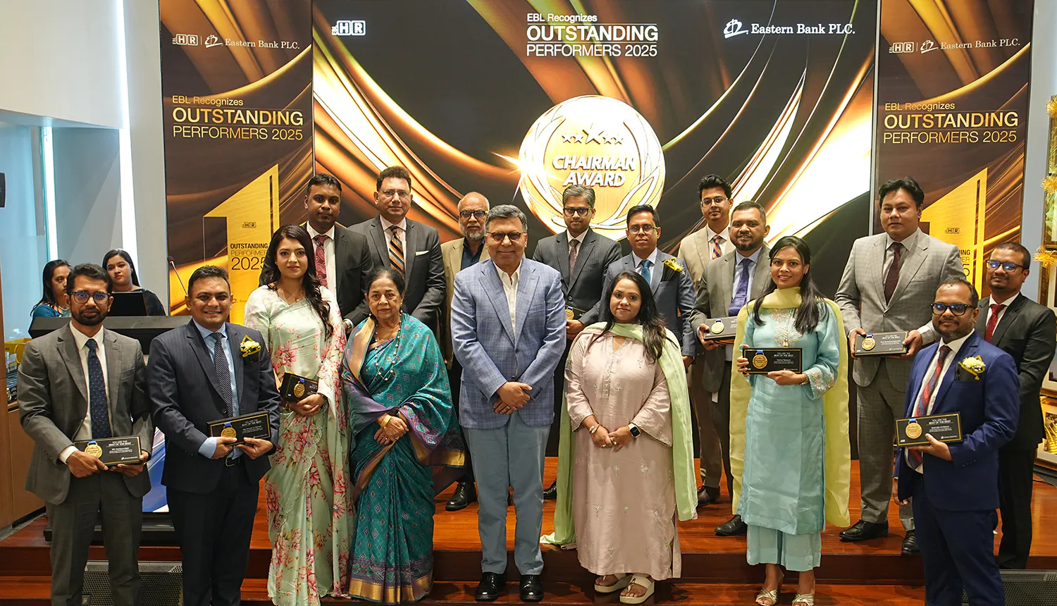 Thirteen EBL employees receive the Chairman Award