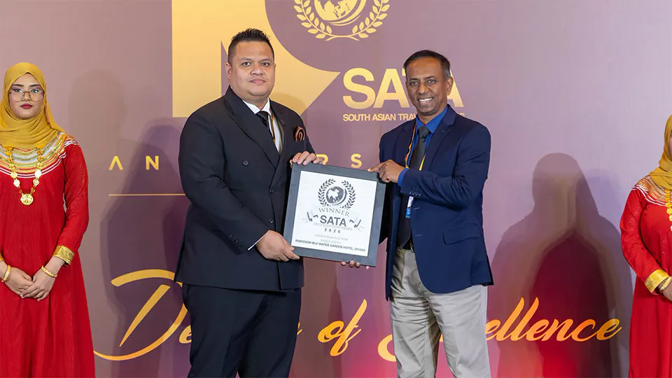 Radisson Blu Dhaka dubbed Leading Business Hotel at SATA 2026