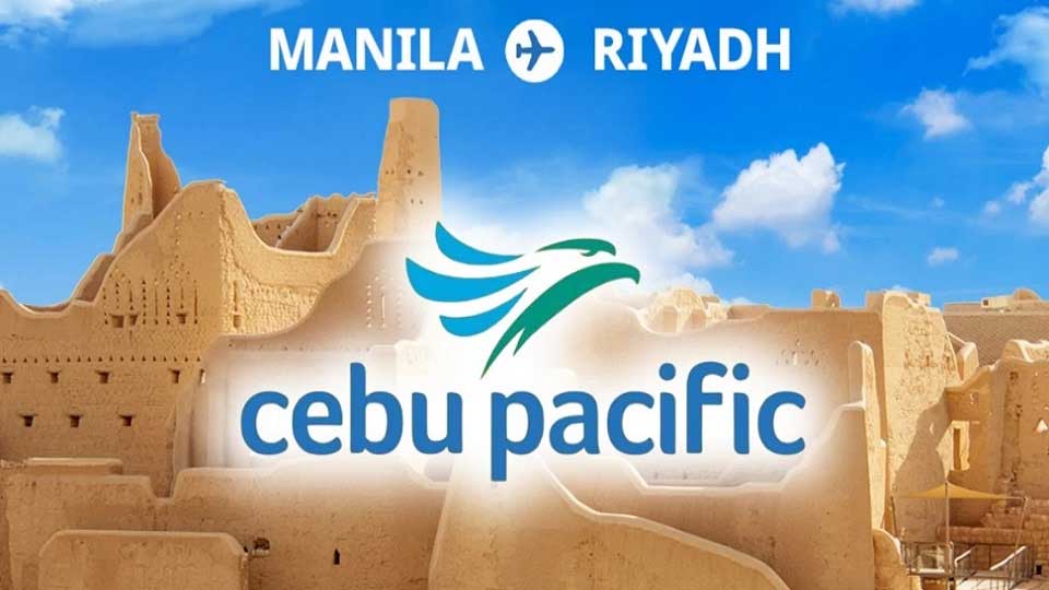 Cebu Pacific to launch KSA-Philippines flights