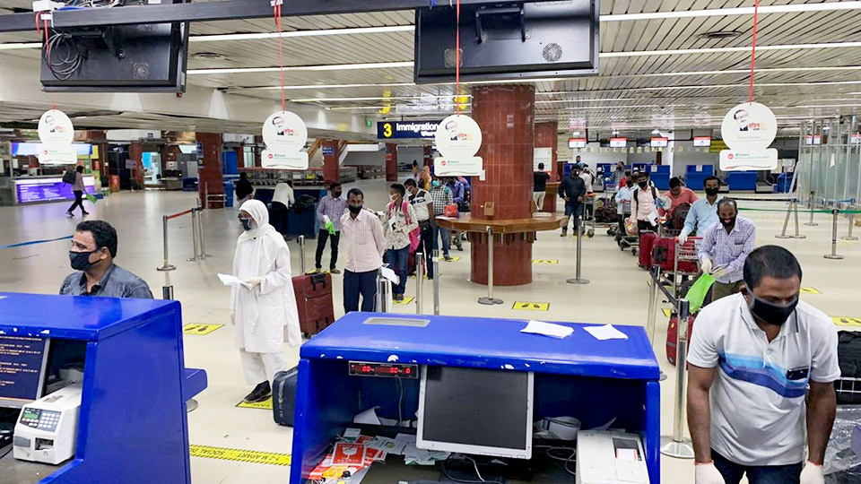 Arrivals to BD must complete HDF online within 03 days before departure