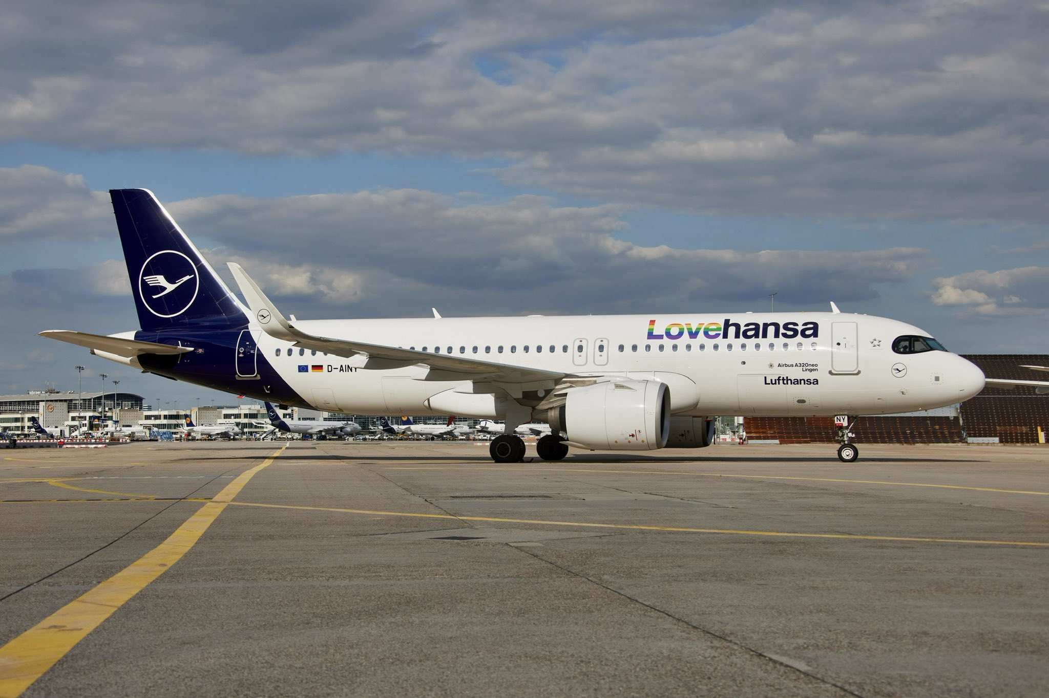 Lufthansa renamed as "Lovehansa"
