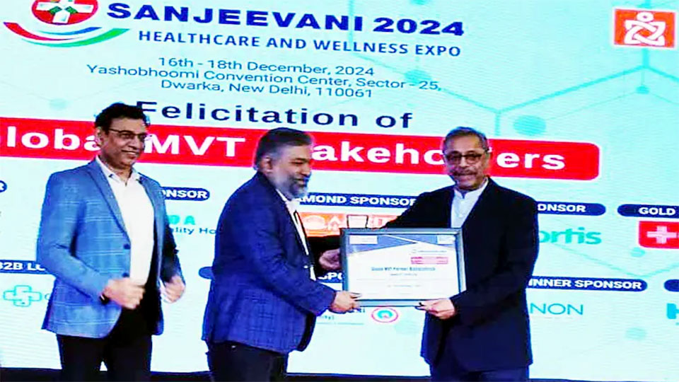 গ্লোবাল এমভিটি পার্টনার ইম্প্যাক্ট পার্সন এওয়ার্ড পেলেন মেডিএইডারের প্রধান নির্বাহী শাব্বির আহমদ