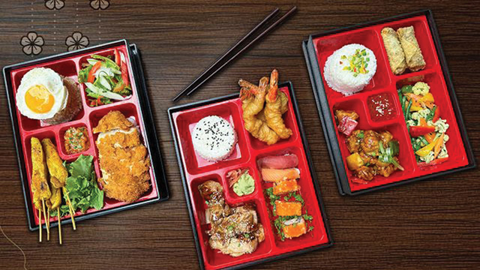 New bento boxes at Amari Dhaka's Cascade