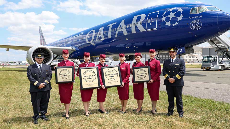 Qatar Airways wins Skytrax’s World Airline Awards 2025