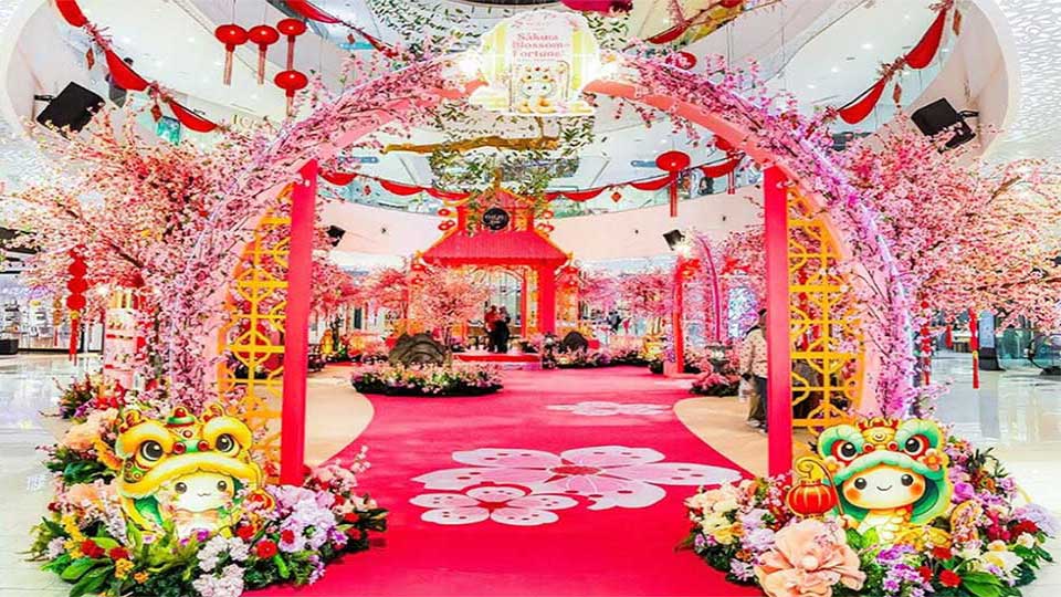চীনা নববর্ষ ঘিরে মালয়েশিয়া সেজেছে রঙিন আলোয়