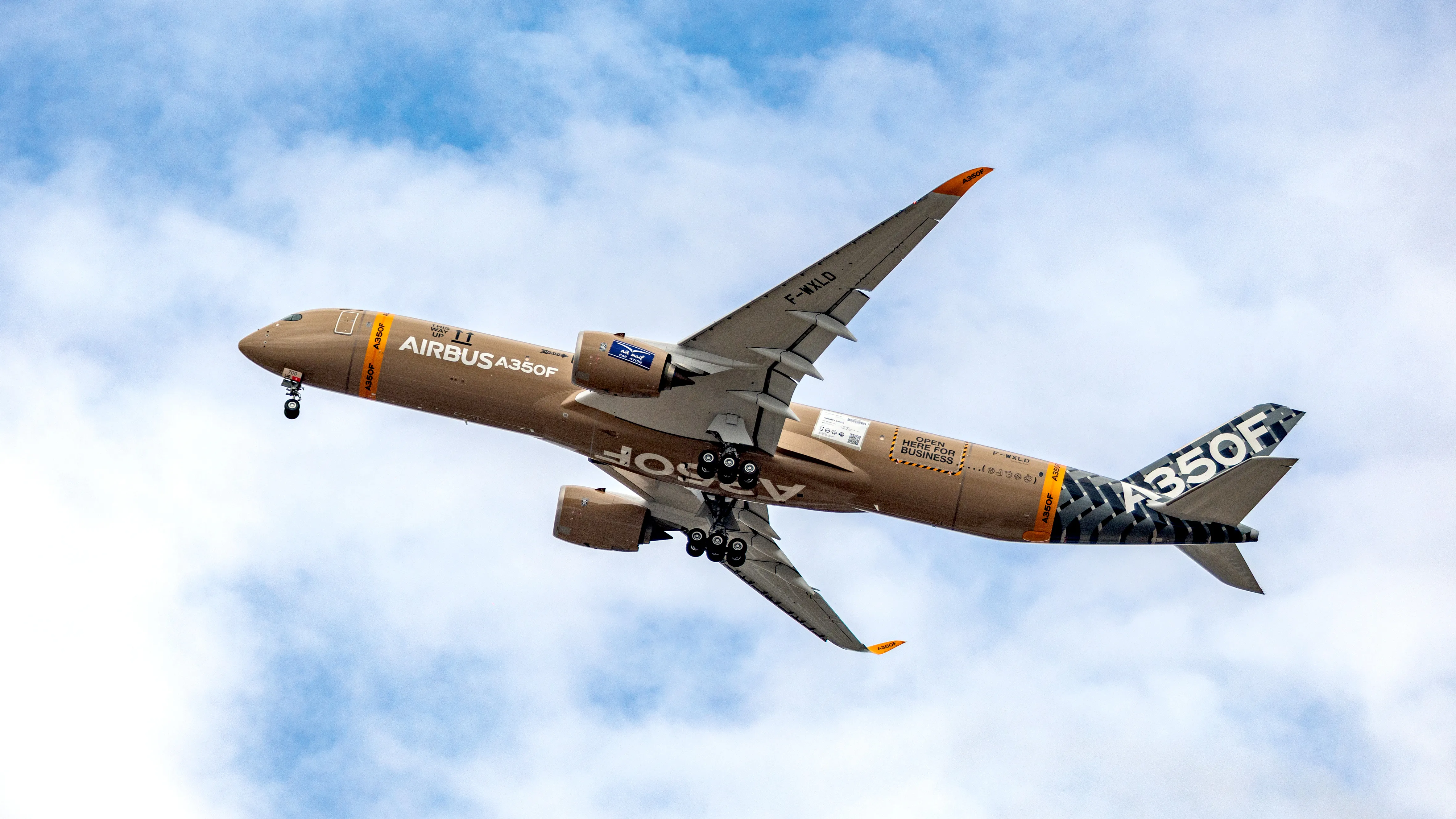 Airbus A350F freighter completes maiden flight
