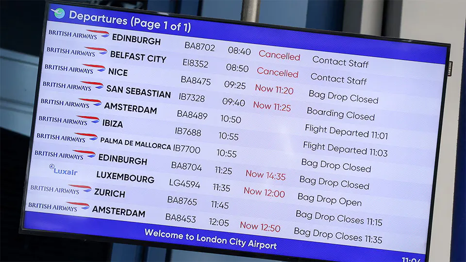 UK flights disrupted by second air traffic control outage