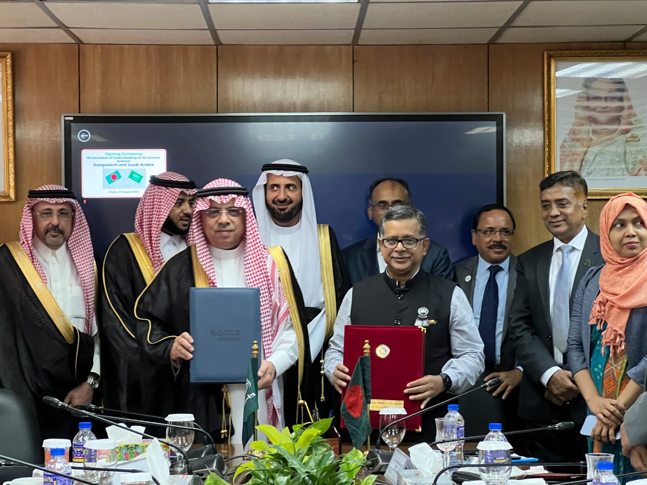 বাংলাদেশ—সৌদি আরব বিমান চলাচল সমঝোতা স্মারক স্বাক্ষর