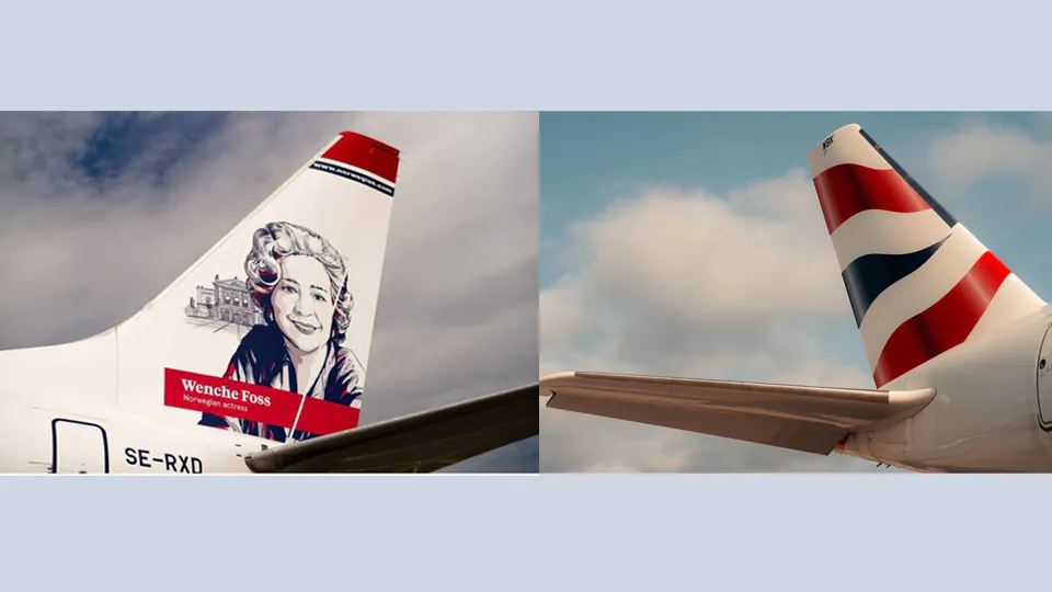 Norwegian Air, British Airways places logo-swap bet  ahead of WC quarterfinal