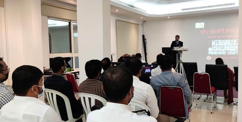 আবুধাবি বাংলাদেশ দূতাবাসে শহীদ বুদ্ধিজীবী দিবস পালন