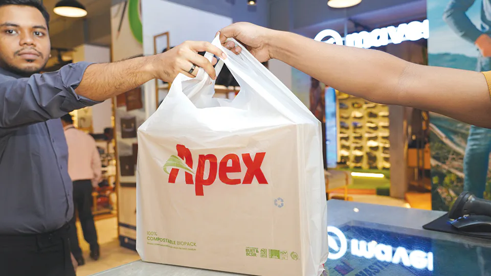 Apex introduces biodegradable shopping bags