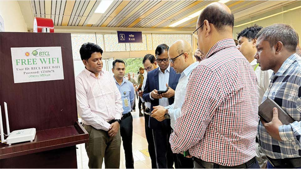 Free WiFi, telephone service launched at Sylhet Airport