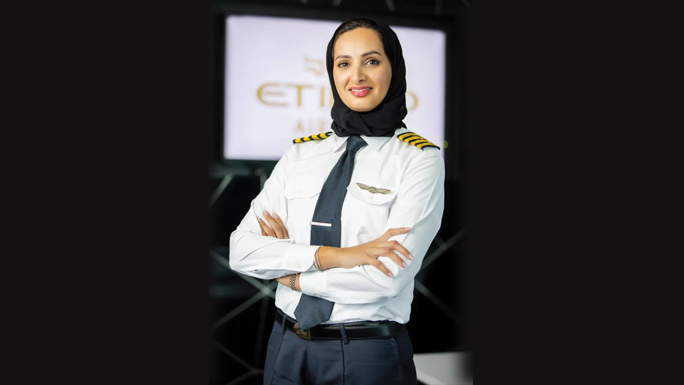 Etihad welcomes UAE's first local female captain