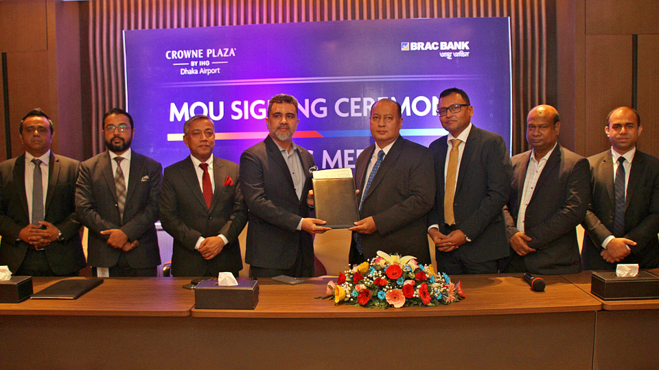 Crowne Plaza Dhaka Airport signs MoU with BRAC Bank for Premium Ramadan Partnership