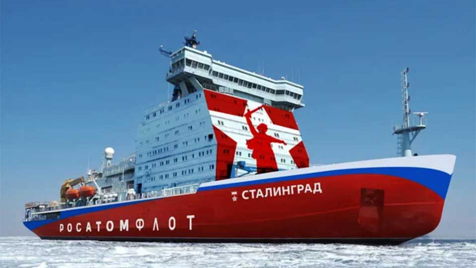 Russia begins construction of the 6th universal nuclear-powered icebreaker