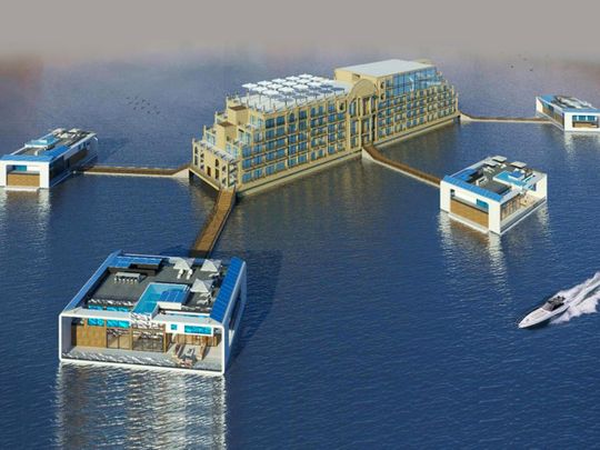 World’s first floating sea palace resort