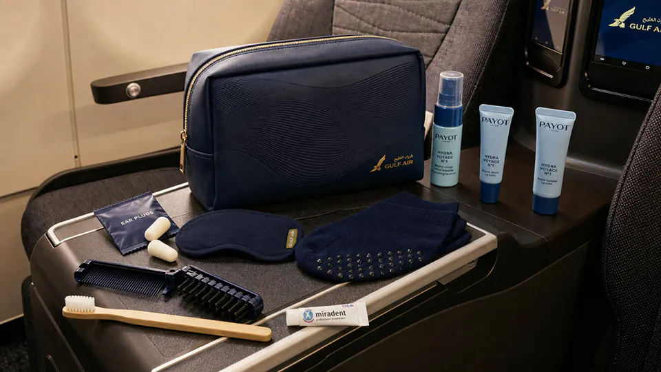 Gulf Air introduces new Business Class amenity kit
