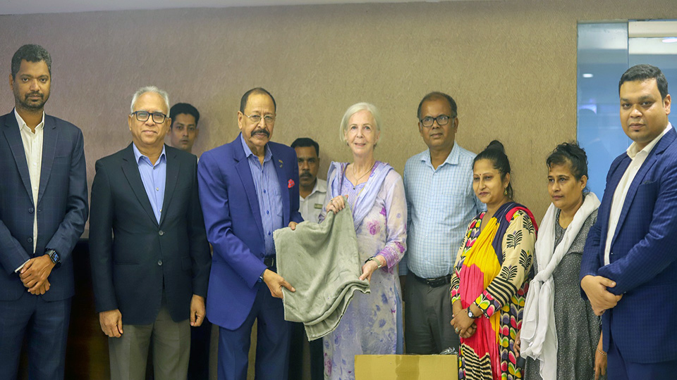 Dhaka Regency donates towels to Shishu Polli Plus to help underprivileged children
